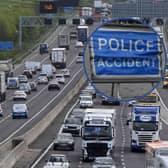 The collision took place on the M1 southbound near to Junction 34 at Sheffield just before 2.35pm this afternoon (Thursday, October 5, 2023) following a five-vehicle collision