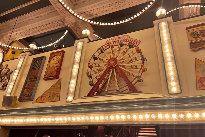 Another great feature of the new bar is the ferris wheel in the heart of the bar. 