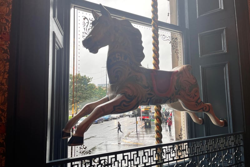 Each one of Flight Club’s premises features a fairground horse with this being named after someone from the central team. 