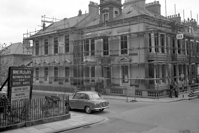 A building with a big part in Sunderland's history, pictured in 1957.
It was used by the Constitutional Club before the Second World War, once housed Sunderland Food Office and was used as a temporary shop by Joplings.