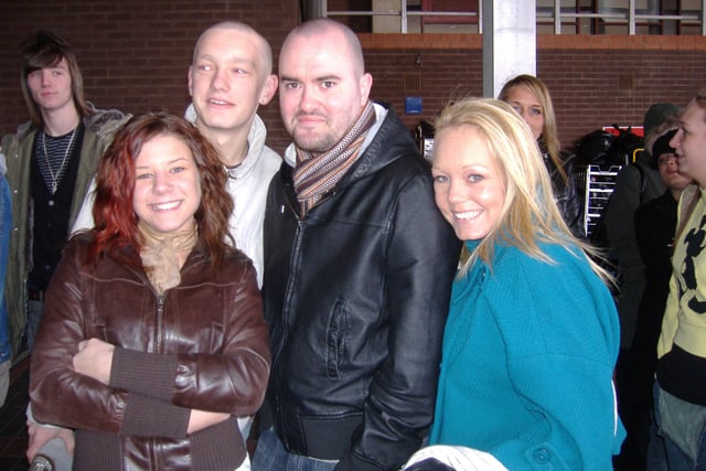 Lining up for the Big Brother auditions 16 years ago.