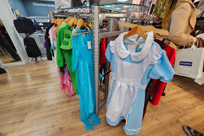 British Heart Foundation has a small selection of Halloween costumes and accessories tucked in the corner by the books and men's clothing.
