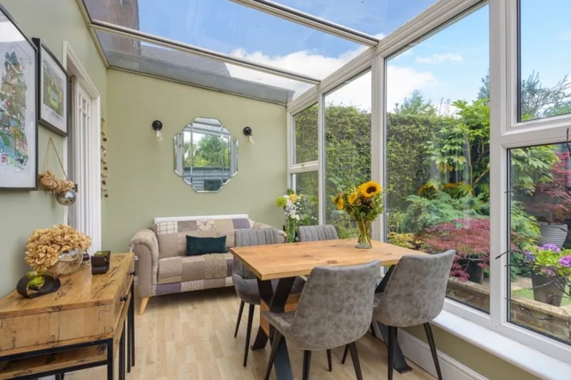 A second lounge has been made out of the conservatory with views over the "superb rear garden".