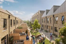Forge New Homes say the 32 new homes in Olive Lane, Waverley, will have south facing gardens and be "fully electric"