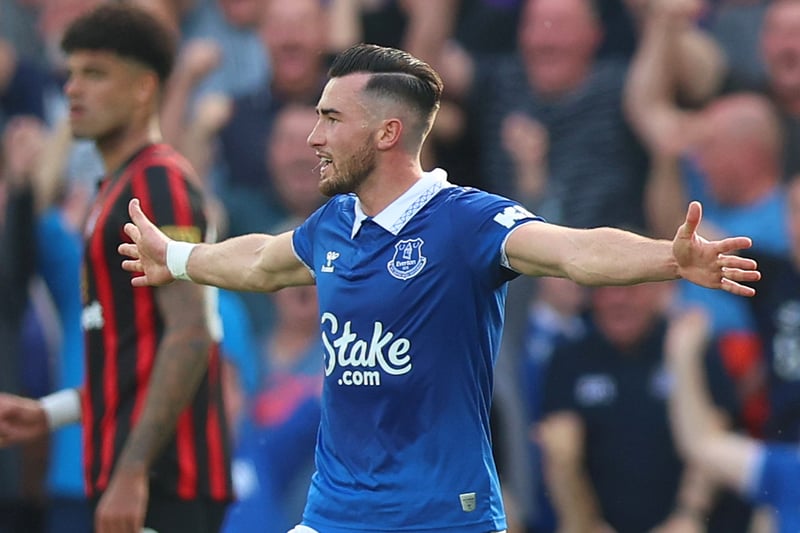 (8.6) Harrison produced a world-class strike to earn his first Everton goal against Bournemouth, and was a constant threat all game.