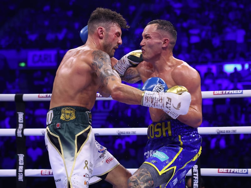 Fighters come to blows in centre of the ring