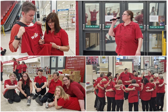 There were few things more touching than the staff at Haymarket's Wilko store coming together for a leaving drinks in the shop after they closed for the last time. 