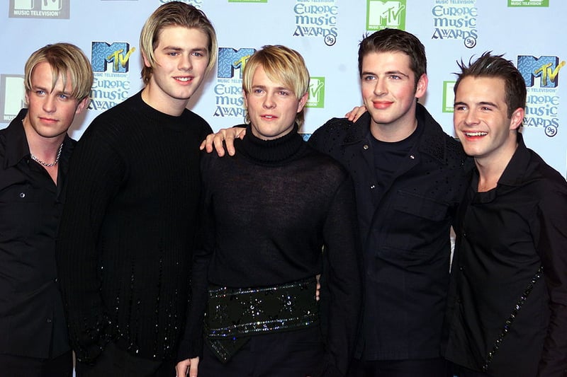 Westlife’s 2002 gig at the NEC was the first gig one of our readers ever saw. (Photo credit - JOEL SAGET/AFP via Getty Images)