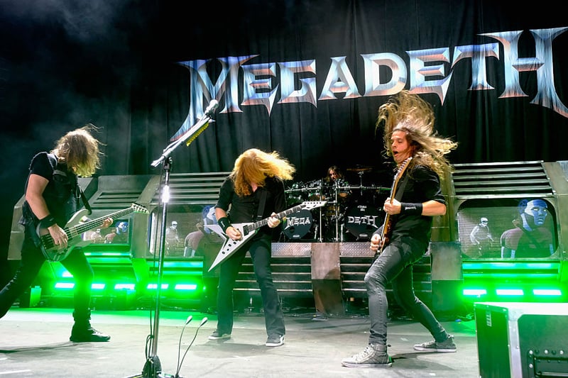 Megadeth, Alice in Chains and The Almighty had performed at the NEC in 1991.  (Photo by Frazer Harrison/Getty Images for ABA)
