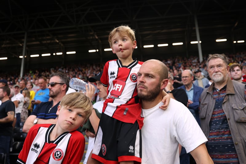 Blades fans at Fulham