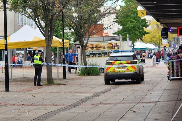 Man, 23, in hospital after stabbing in Sheffield city centre