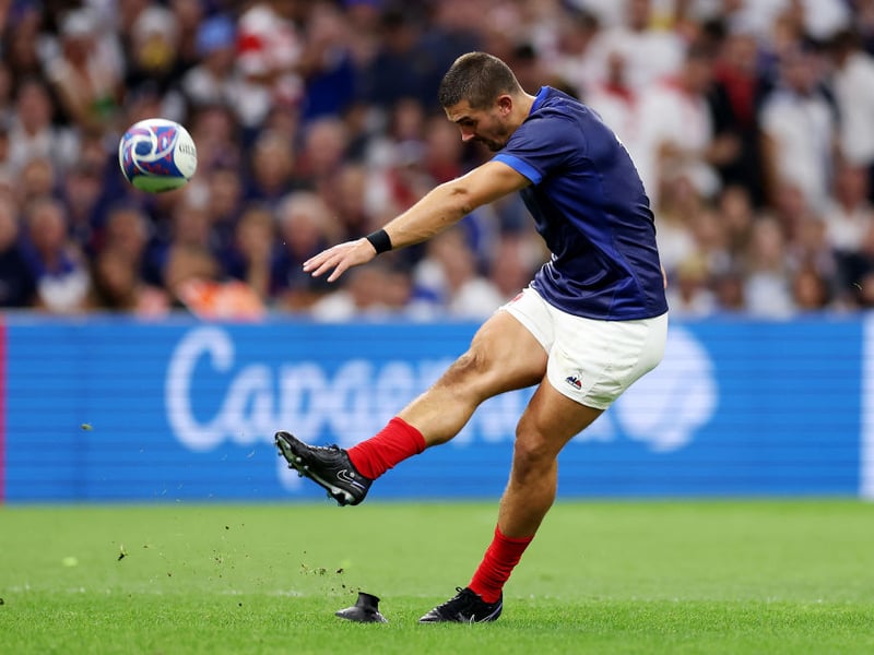 France's Thomas Ramos has scored 61 points thusfar. He's 1/1 (Evens) to end up the top points scorer at his home Rugby World Cup.