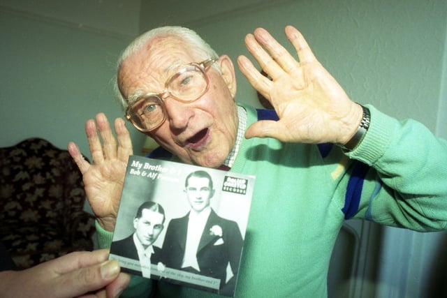 Alf Pearson became Sunderland's oldest pop star when he released his first CD at the age of 91 in 2001.