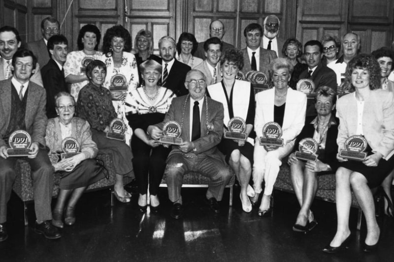 The Catherine Cookson Hospitality Awards being presented by Mayor of South Tyneside Councillor Jim Harper in May 1991. Can you spot someone you know? Photo: Shields Gazette