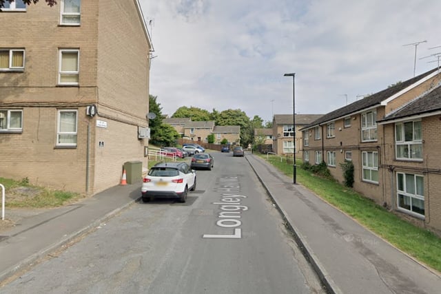 The joint fifth-highest number of reports of violence and sexual offences in Sheffield in August 2023 were made in connection with incidents that took place on or near Longley Hall Way, Fir Vale, with 8