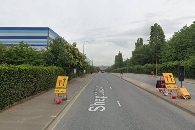 The joint sixth-highest number of reports of violence and sexual offences in Sheffield in August 2023 were made in connection with incidents that took place on or near Shepcote Lane, Tinsley - near a major police custody suite, with 7