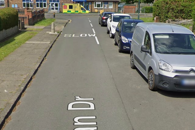 This street is tricky for parking due to a school being at the end of the street