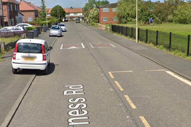 Inverness Road came up as one of the worst streets for parking in Jarrow 
