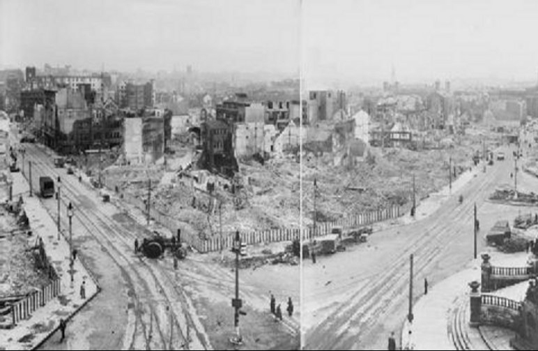 Church Street, Lord Street and the surrounding area was decimated by the Blitz in WWII.