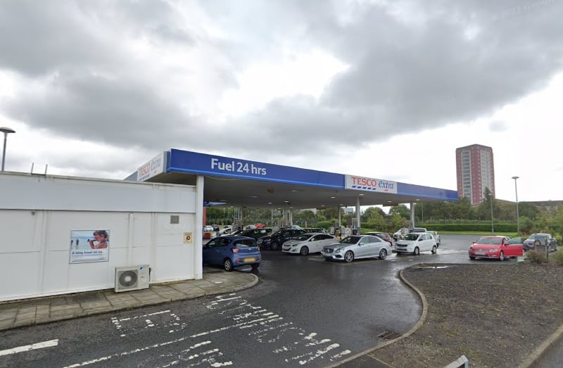 Tesco petrol station in St Rollox Business Park is the second least expensive petrol station in Glasgow.