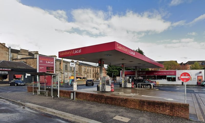 Sainbury’s Local in Woodlands is the eighth least expensive petrol station in Glasgow