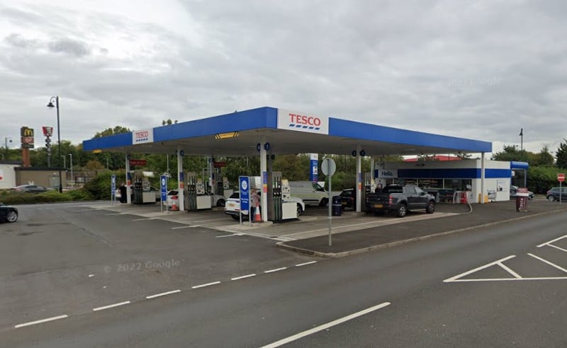The Tesco Extra in Rutherglen is the ninth least expensive petrol station around Glasgow