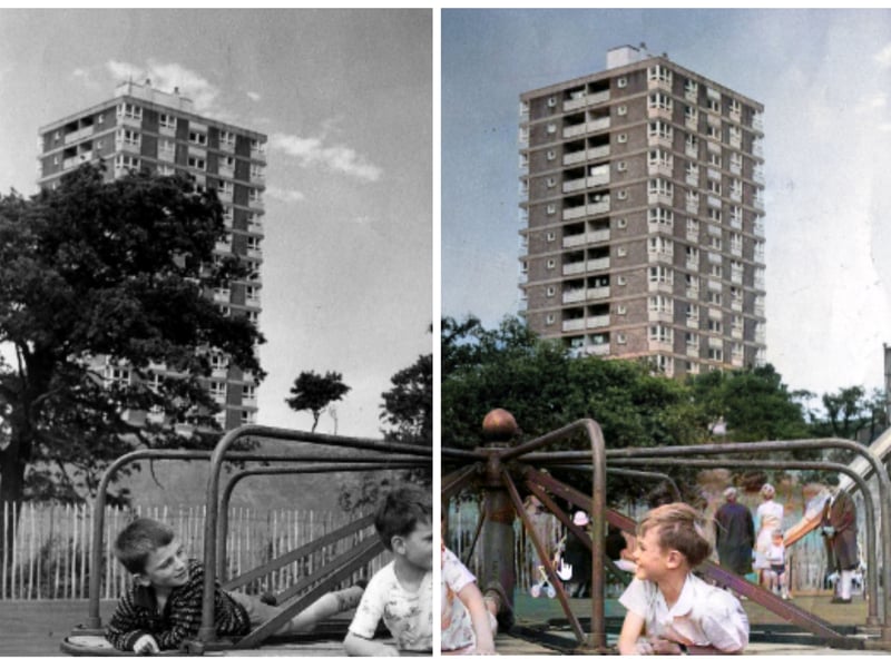 We have taken 24 old black and white pictures of Sheffield in 1967 - and transformed them into colour