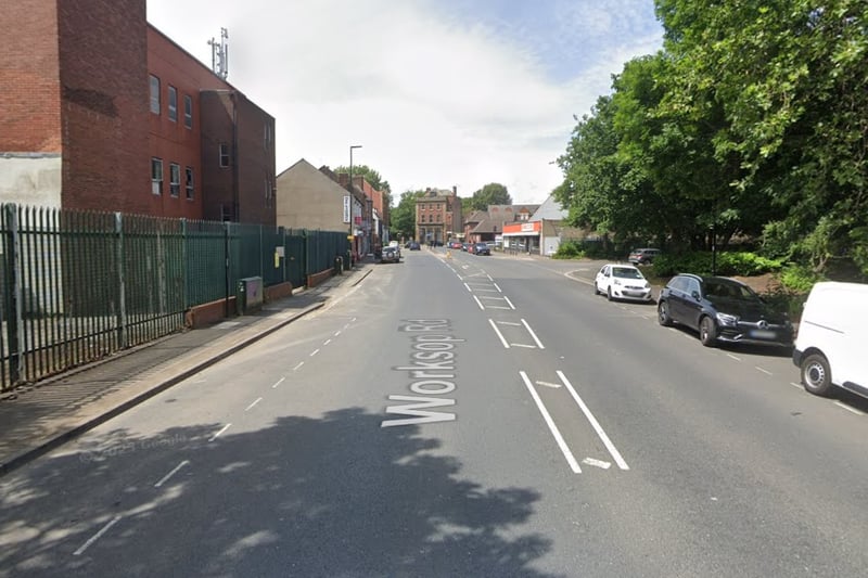 The joint third-highest number of reports of vehicle crime in Sheffield in August 2023 were made in connection with incidents that took place on or near Worksop Road, Attercliffe, with 3