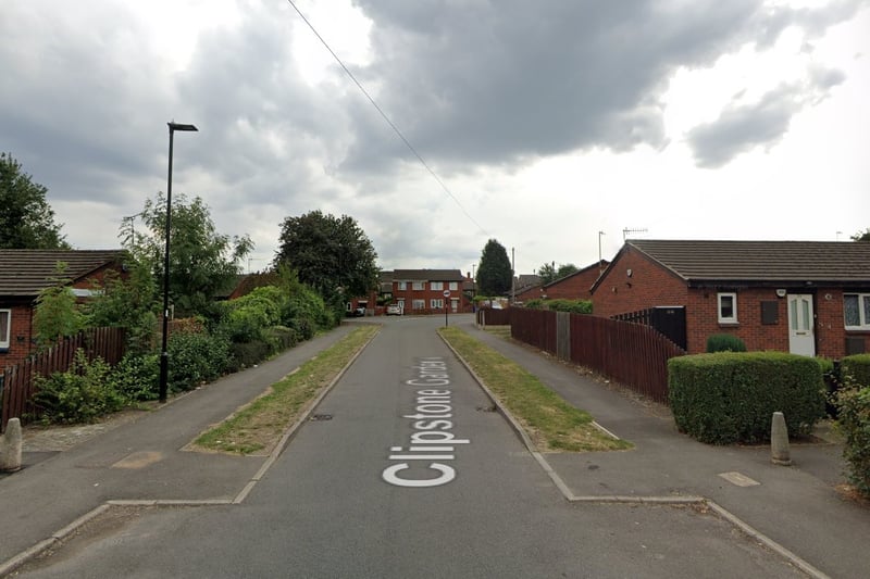 The joint third-highest number of reports of vehicle crime in Sheffield in August 2023 were made in connection with incidents that took place on or near Clipstone Gardens, Greenland, with 3