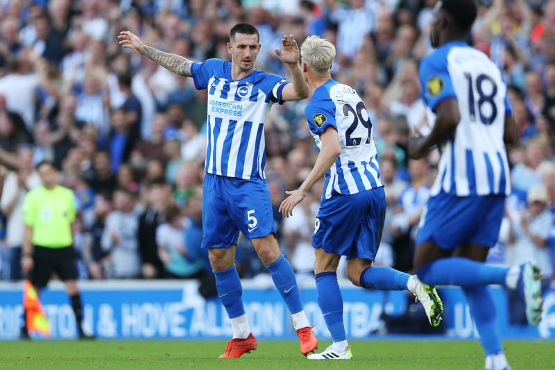 Brighton have enjoyed a strong start and have amassed 16 points so far. 