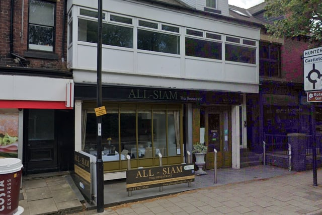 All Siam Thai Restaurant, on Ecclesall Road, also has a 4.6 out of 5 star rating, with 387 reviews on Google. One customer said this Thai restaurant had a "huge menu" which catered to their family's very diverse tastes. They added: "The food was delicious, fresh and beautifully presented."