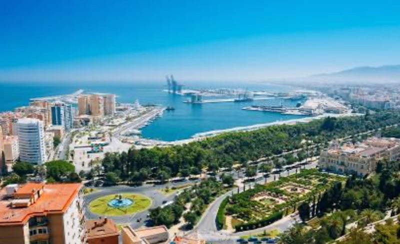 Malaga is a popular spot for holidaymakers during December with return flights to the south of Spain costing £40 per person for a week between 2-9 December. 