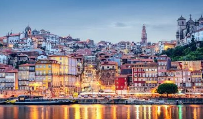 Ryanair has a flight taking off from LBA at 6.05am on New Year's Eve landing in Porto at 8.40am for just £28.