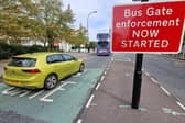 The new bus gate on Arundel Gate snared the highest number of motorists, triggering 65,946 Penalty Charge Notices in the year to April.