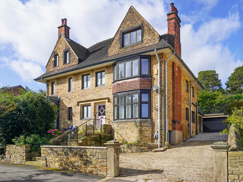 This whopping Broomhill mansion is on the market for £1,450,000. (Photo courtesy of Redbrik)