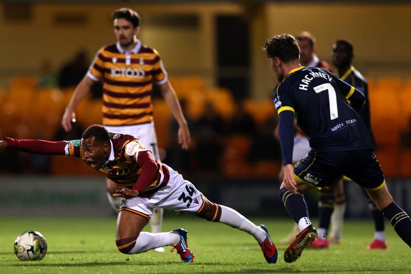 Seven games for Bradford since joining on deadline day, and had a brilliant performance against Newport where he got a goal and an assist. 

Now managed by a former Wolves midfielder Kevin MacDonald after the sacking of Mark Hughes.