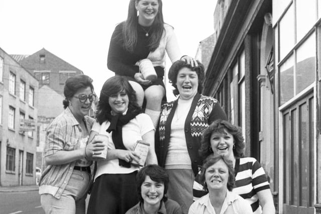 Let's hear it for the Round Robin Jolly Girls who went on a sponsored pub crawl in 1980.
