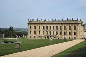 A woman was injured in a dog attack on the Chatsworth House estate 