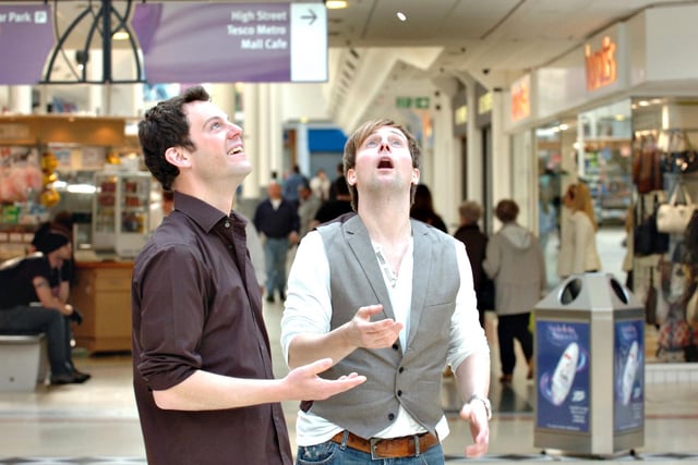 Blue Peter favourite Matt Baker and H from  Steps backed the Grace House Appeal with a donation in 2008.