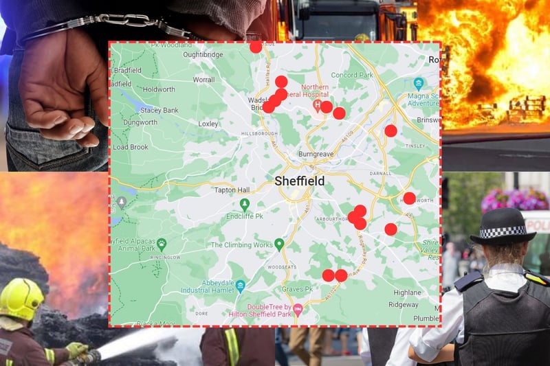 Here are the worst Sheffield streets for reports of criminal damage and arson 