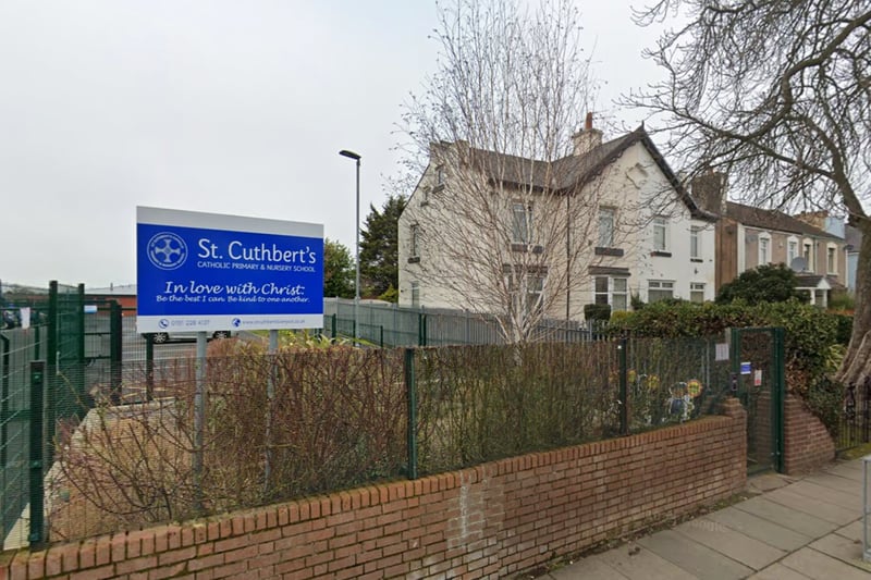 St Cuthbert's Catholic Primary and Nursery School achieved an average score of 108.7, with pupils achieving 'above average' in reading, 'above average' in writing and 'above average' in maths. 77% of pupils met the expected standard. Current Ofsted rating: Good. 