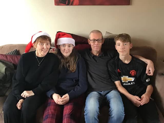 Dene Firth and family