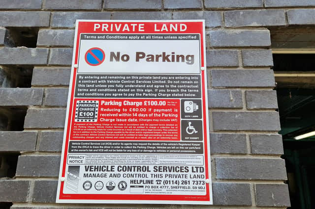 On street parking is banned in much of Little Kelham, backed up by the threat of a £100 fine.