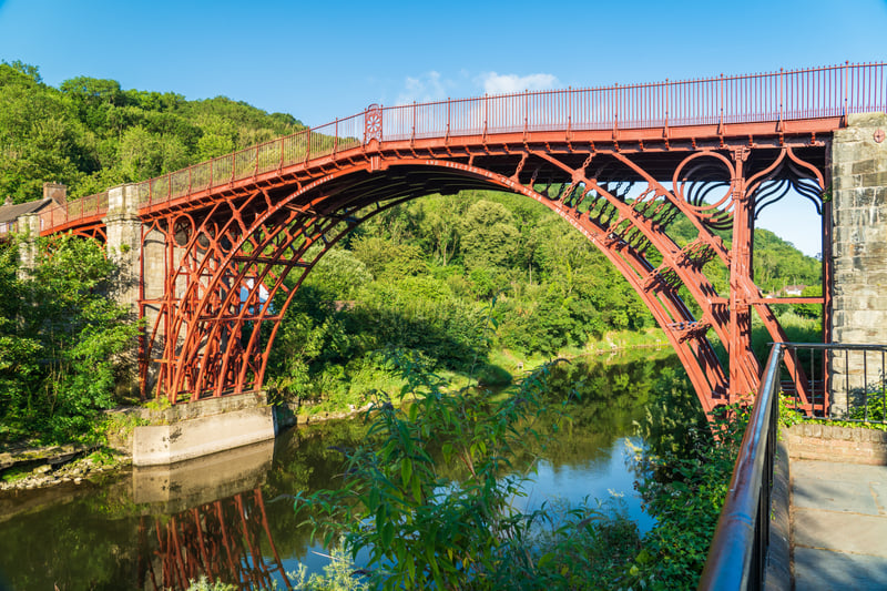 The ticket for the location of  the historic Iron Bridge - a cast iron arch bridge that crosses the River Severn in Shropshire - is up for grabs ffrom £9.60 for a single journey. (Photo - Adobe Stock)