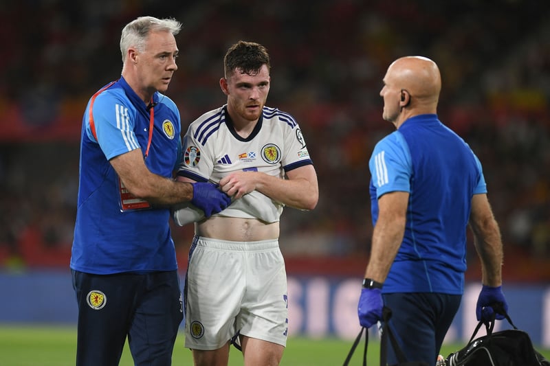 The Liverpool left-back was withdrawn in Scotland’s 2-0 loss to Spain last week with a shoulder issue. It’s now been confirmed that Robertson is set for surgery.