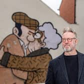 Pete McKee has released some new pictures, to be included in his exhibition based on the iconic The Snog mural at the Fagan's pub. Picture: Tony Johnson, National World