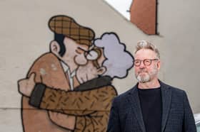 Pete McKee has released some new pictures, to be included in his exhibition based on the iconic The Snog mural at the Fagan's pub. Picture: Tony Johnson, National World