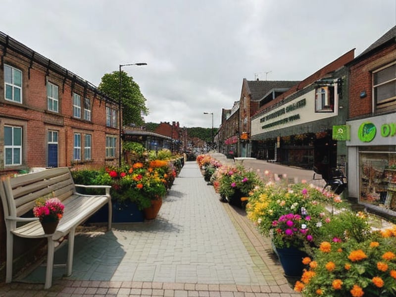 Chesterfield Road, in Woodseats, Sheffield, as it would look if cars were sidelined in favour of cyclists and pedestrians, according to an AI-generated image created via the Dutch Cycling Lifestyle app
