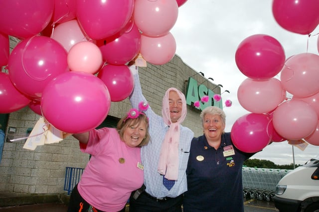 On your marks, get set, go for the Asda Washington balloon race 19 years ago.
It was all part of the store's support for the Tickled Pink charity.
