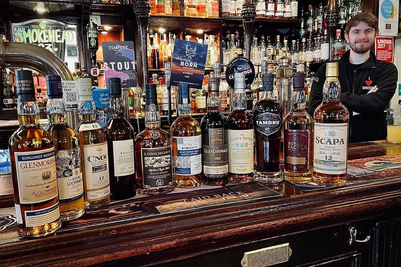 “Offering hundreds of whiskies in a modest pub with a good sense of humor.” 154 Hope St G2 2TH